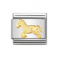 Nomination 18ct Gold Horse Charm.