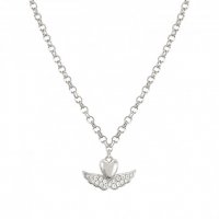Nomination Sweetrock Silver & CZ Winged Heart Necklet