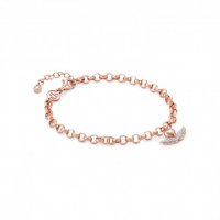 Nomination Sweetrock Silver Rose & CZ Winged Heart Bracelet