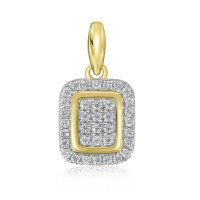 9ct Gold Diamond Pendant