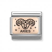 Nomination 9ct Rose Gold Aries Zodiac Charm.