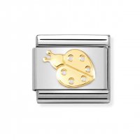 Nomination 18ct Gold Ladybird Charm.