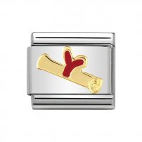 Nomination 18ct Gold & Enamel Diploma Charm.