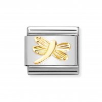 Nomination 18ct Gold Dragonfly Charm.