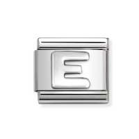 Nomination Silver Shine Initial E Charm.