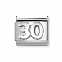 Nomination Silver Number 30 Charm