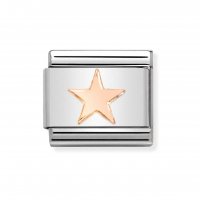 Nomination 9ct Rose Gold Star Charm.