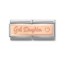 Nomination Rose Gold God Daughter Charm