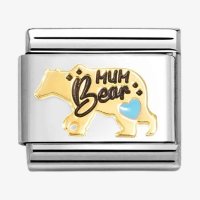 Nomination 18ct Gold Blue Mum Bear Charm