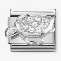 Nomination Silver CZ Sea Turtle Charm