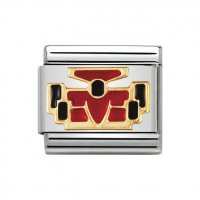 Nomination 18ct & Enamel Formula 1 Car Charm.