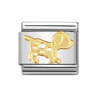 Nomination 18ct Gold Dog Charm.