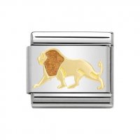 Nomination 18ct Gold Lion Charm.