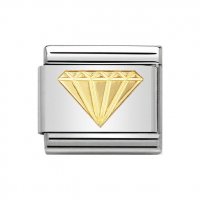 Nomination 18ct Gold Diamond Charm.