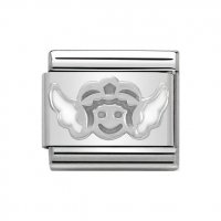 Nomination Classic Silver Angel Charm.