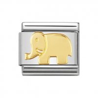 Nomination 18ct Gold Elephant Charm.