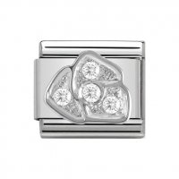 Nomination Silver Shine Cubic zirconia Rose Classic Charm