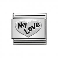 Nomination Silver My Love Heart Charm
