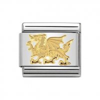 Nomination 18ct Gold Dragon Charm.