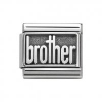 Nomination Silver BROTHER Plates Charm