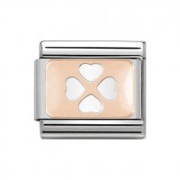Nomination 9ct Rose Gold 4 Leaf Clover Charm.