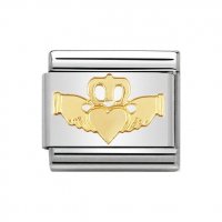 Nomination 18ct Gold Cladding Charm.