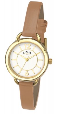 Ladies Limit White Dial Strap Watch