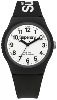 Superdry Urban Black & White Strap Watch