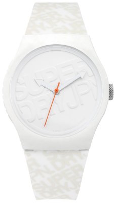 Superdry Campus White Dial & White Strap Watch