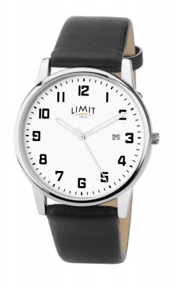 Limit Gents White Dial Strap Watch