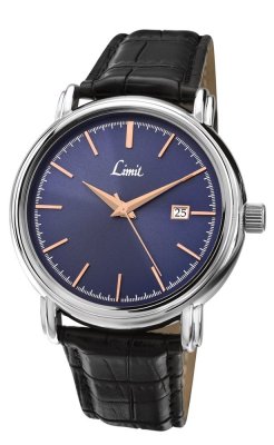 Limit Gents Blue Dial Strap Watch