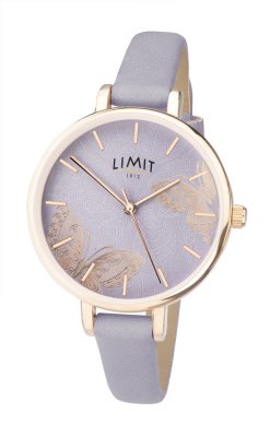 Ladies Limit Lilac Dial Secret Garden Strap Watch