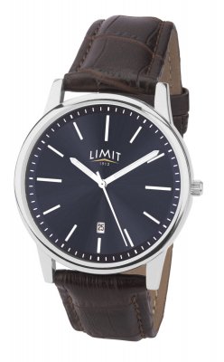 Limit Gents Blue Dial Strap Watch