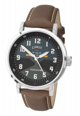 Limit Gents Black Blue Dial Strap Watch