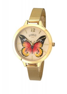 Limit Ladies Secret Garden GP Orange Butterfly GP Mesh Strap