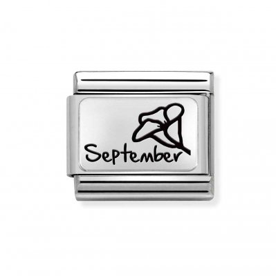 Nomination Silver September Morning Glory Charm