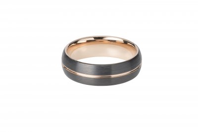 Gents Tungsten Black Ring