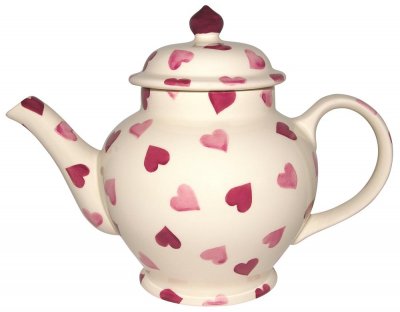 Emma Bridgewater Pink Hearts 2 cup Teapot.