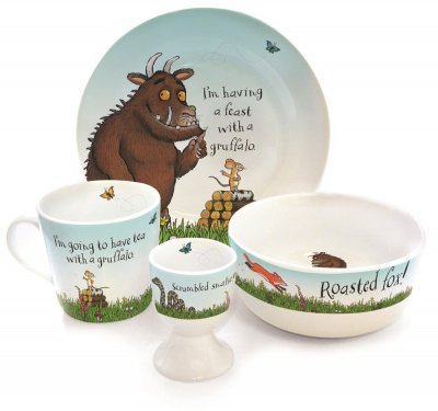 Gruffalo 4 piece dinner set.