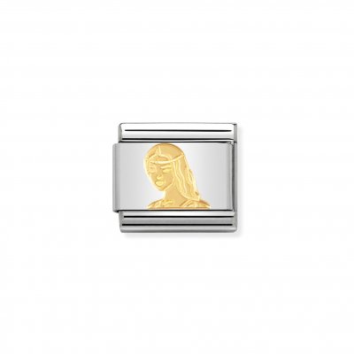 Nomination 18ct Gold Princess Charm.