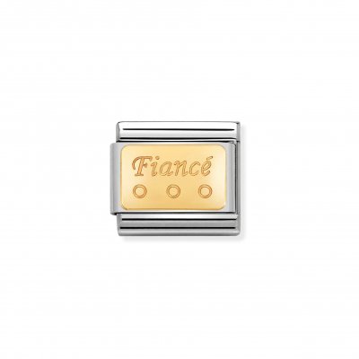 Nomination 18ct Gold Plate Fiance Charm