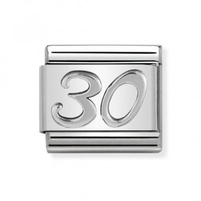 Nomination Silver Number 30 Charm