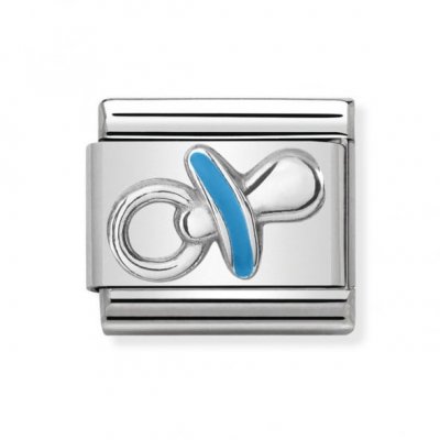 Nomination Silver Shine Blue Dummy Charm