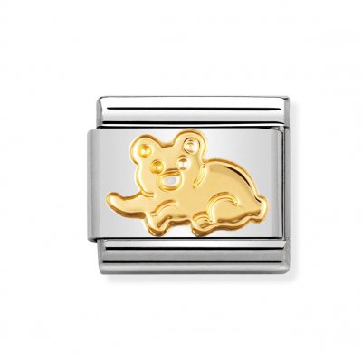 Nomination Koala Charm in 18ct Gold.