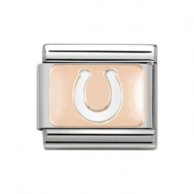 Nomination 9ct Rose Gold Horseshoe Charm.