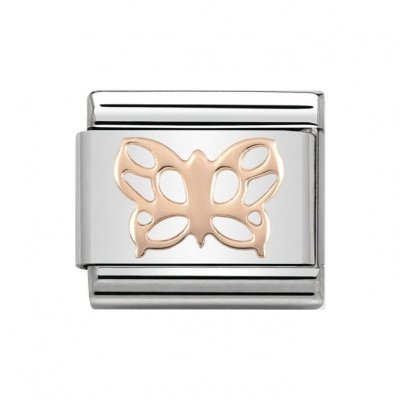Nomination 9ct Rose Gold Butterfly Charm