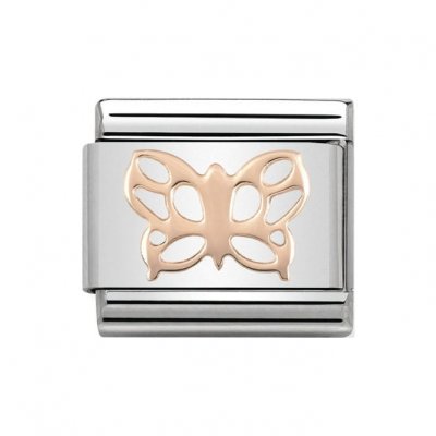 Nomination 9ct Rose Gold Butterfly Charm