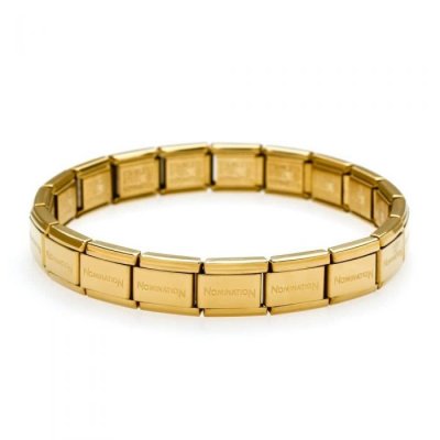 Nomination Gold Plated Classic Bracelet  19 link Bracelet