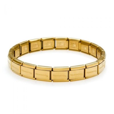 Nomination Gold Plated Classic Bracelet  19 link Bracelet