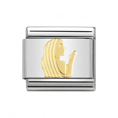 Nomination 18ct Gold Virgo Zodiac Charm.